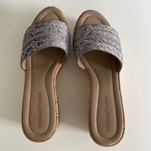 David J. Pliner Cork Wedges